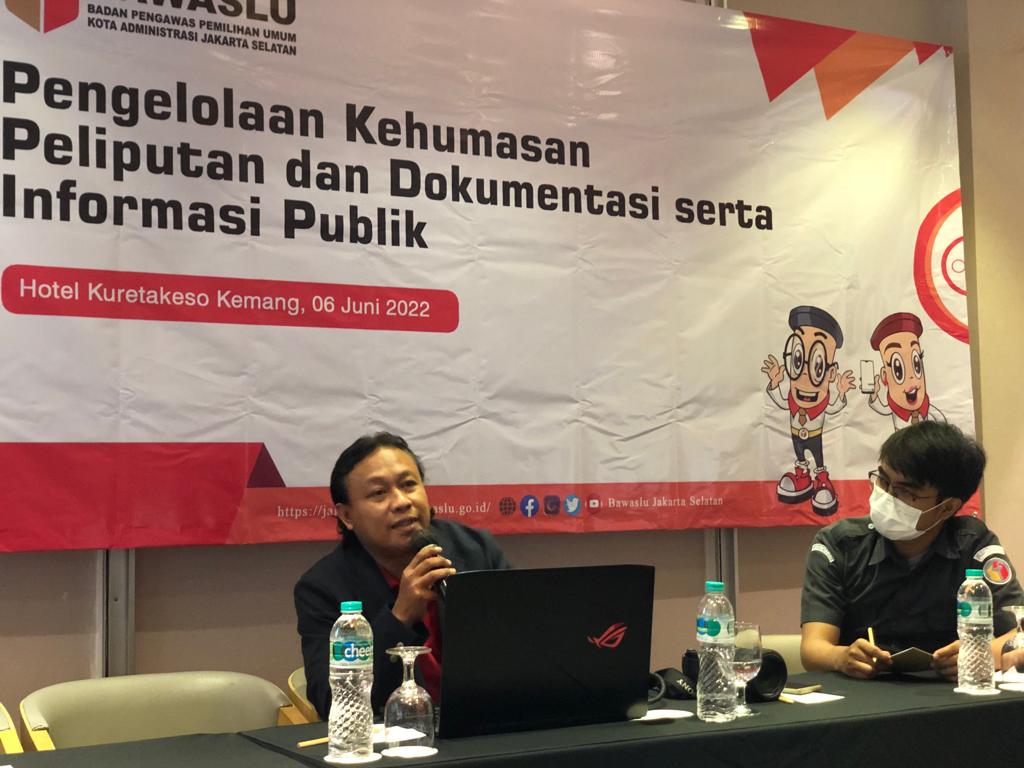 Humas Bawaslu Jakarta Selatan Gelar Pelatihan Konten Kreator