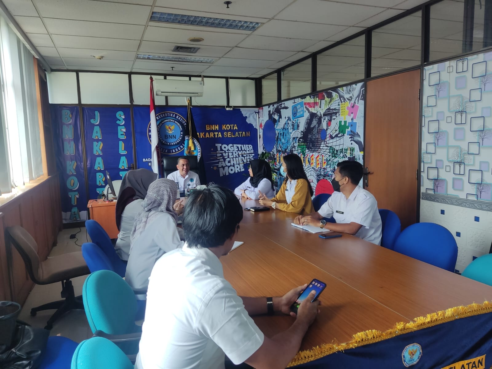Lakukan Pencegahan, Bawaslu Kunjungi Badan Narkotika Kota Jakarta Selatan
