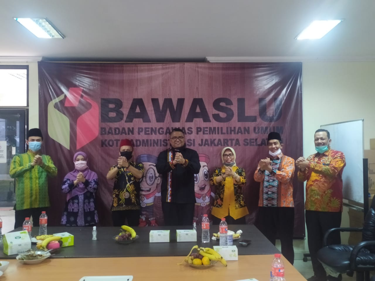 FRITZ EDWARD KUNJUNGI BAWASLU KOTA ADMINISTRASI JAKARTA SELATAN