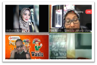 WEBINAR LAGI – PEREMPUAN PENGAWAS PEMILIHAN SEBAGAI MOTIVASI PEREMPUAN INDONESIA