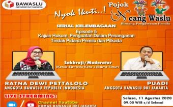 Bawaslu Jaksel ikut serta dalam Pojok Ncang Waslu Bawaslu Provinsi DKI Jakarta